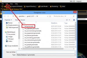 MA 3D Import modele